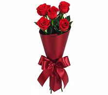 Букет 5 Красных роз Эдлесс Лав в Вялки