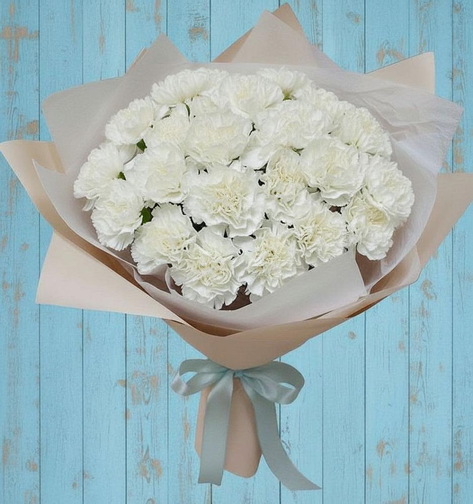 Букет цветов из: Гвоздики в Вялки