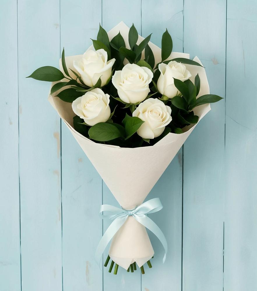 Букет цветов из: Розы в Вялки