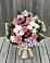 Букет цветов из: Альстромерии, Гвоздики, Розы и Хризантемы в Вялки