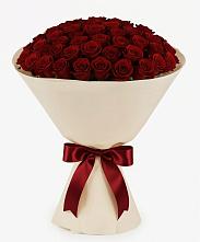 Букет 101 Бордовая роза Блэк Бакарра в Вялки