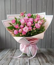 Букет Розовый кустик в Вялки