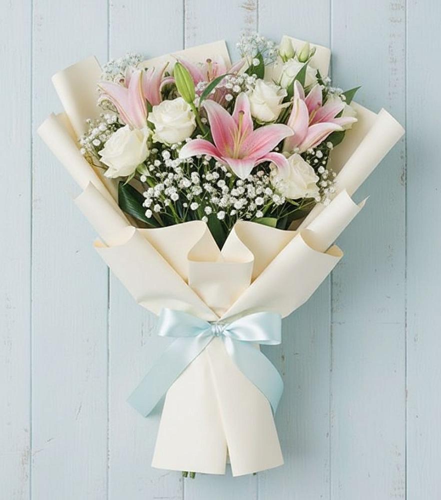 Букет цветов из: Лилии в Вялки