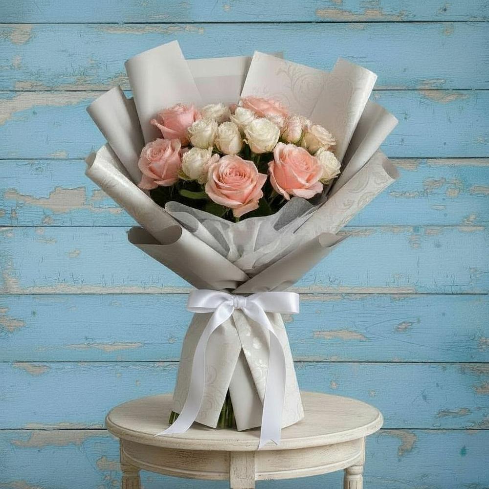 Букет цветов из: Розы в Вялки