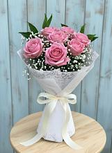 Букет цветов из:  Розы в Вялки