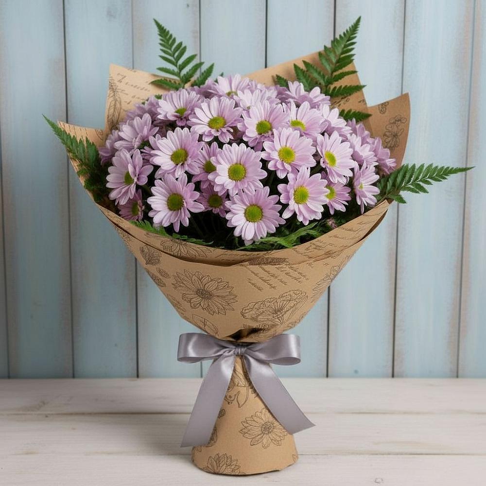 Букет цветов из: Хризантемы в Вялки
