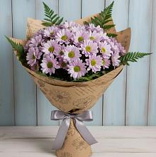 Букет цветов из:  Хризантемы в Вялки