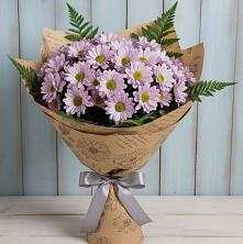 Букет цветов из:  Хризантемы в Вялки