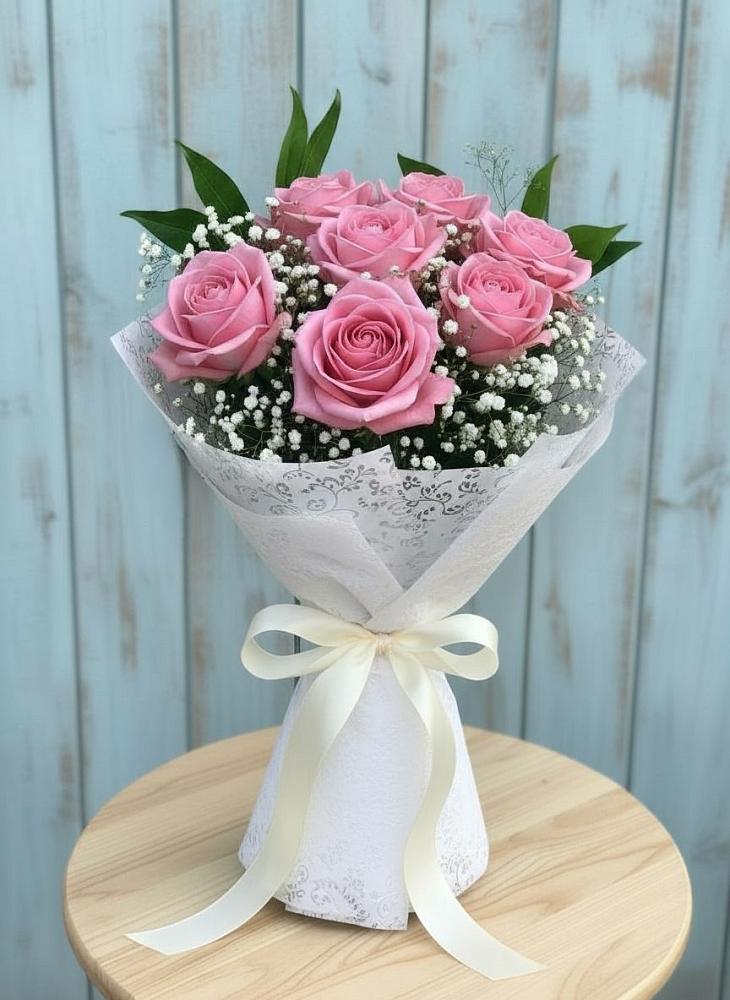 Букет цветов из: Розы в Вялки