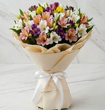 Букет цветов из:  Альстромерии #REPLACE_PRED# Вялки