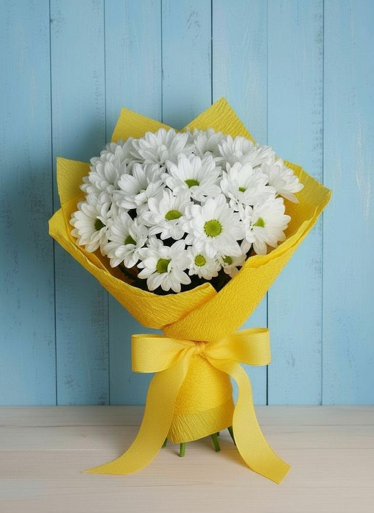 Букет цветов из: Хризантемы в Вялки