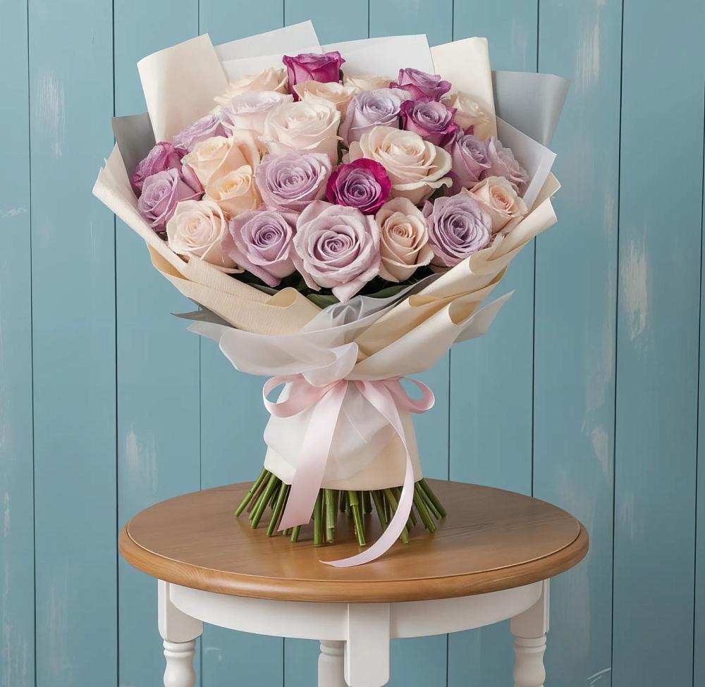 Букет цветов из: Розы в Вялки