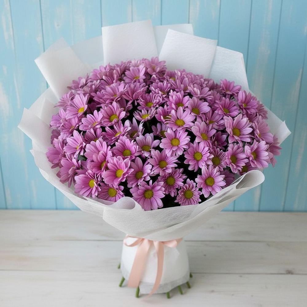 Букет цветов из: Хризантемы в Вялки