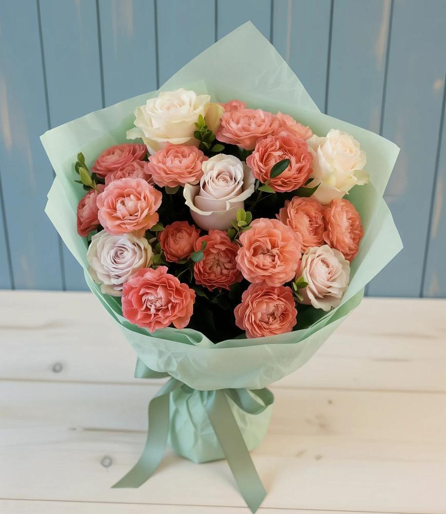 Букет цветов из: Розы в Вялки