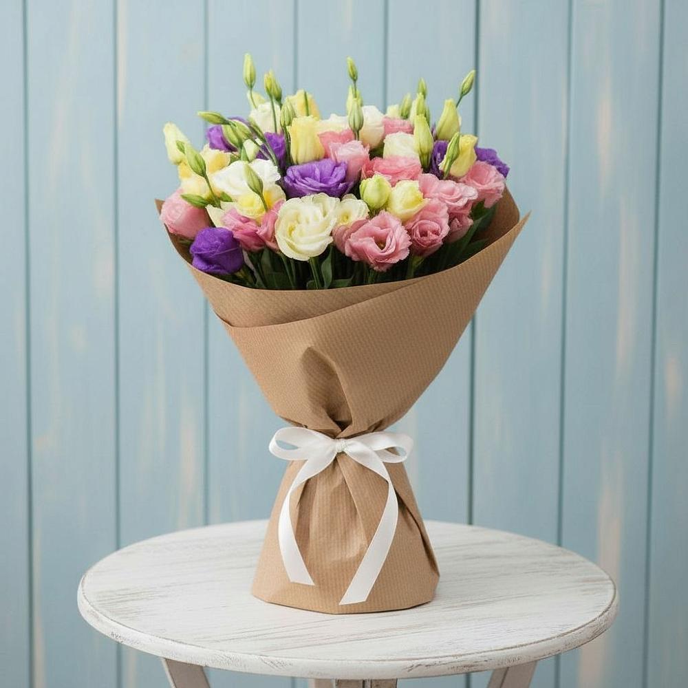 Букет цветов из: Лизиантусы в Вялки