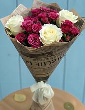 Букет цветов из:  Розы в Вялки
