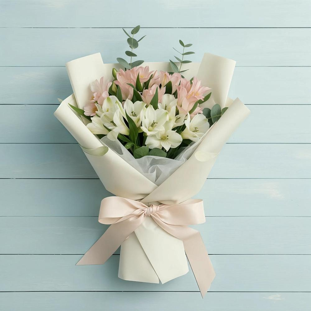 Букет цветов из: Альстромерии в Вялки