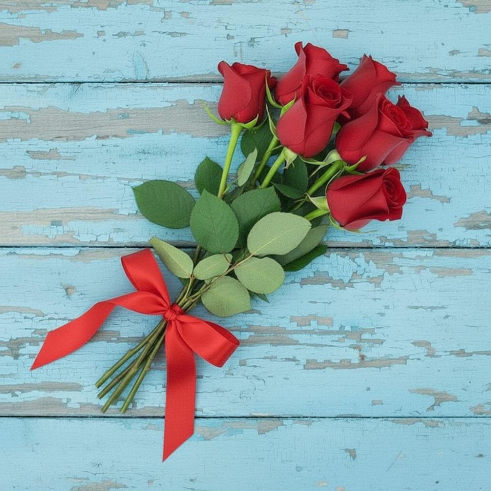 Букет Красные розы в Вялки