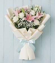 Букет цветов из:  Лилии в Вялки