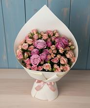 Букет цветов из:  Розы в Вялки