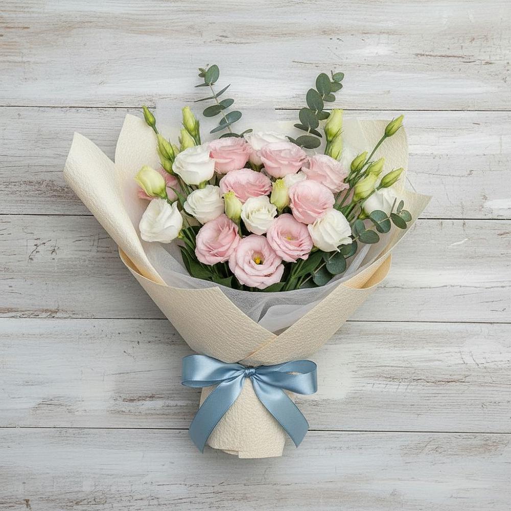 Букет цветов из: Лизиантусы в Вялки